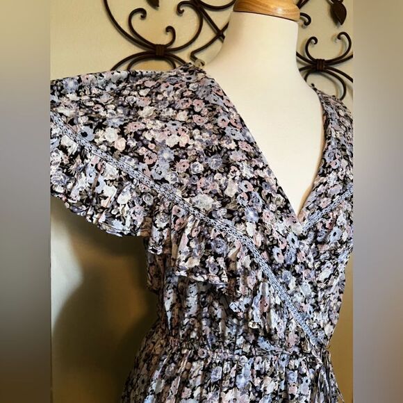 American Rag floral maxi dress size M - Picture 2 of 13